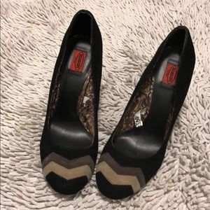 Missoni for Target suede heels 👠